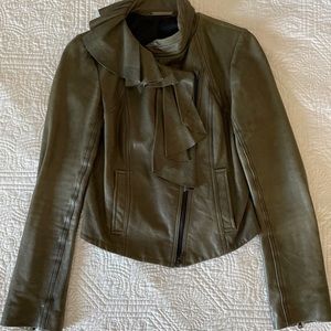 DVF leather jacket